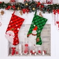 thumbnail image 3 of Kearding Calcetín de Navidad Papá Noel Árbol de Navidad Ventana Regalos Almacenamiento Calcetín Casa Oficina Hotel Colgantes Decoración para verde Type3 NO3 Kearding HA065268-02, 3 of 6