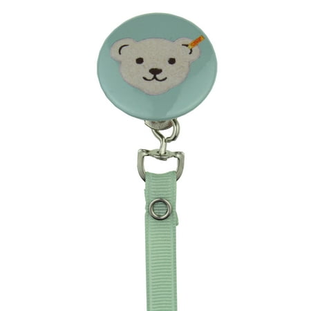 Teddy Bear Face Pacifier Clip