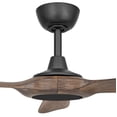 thumbnail image 4 of Home Decorators Collection Tager 52 in. Indoor/Outdoor Matte Black and Whiskey Barrel Blades Smart Ceiling Fan with Remote Powered by Hubspace, 4 of 7