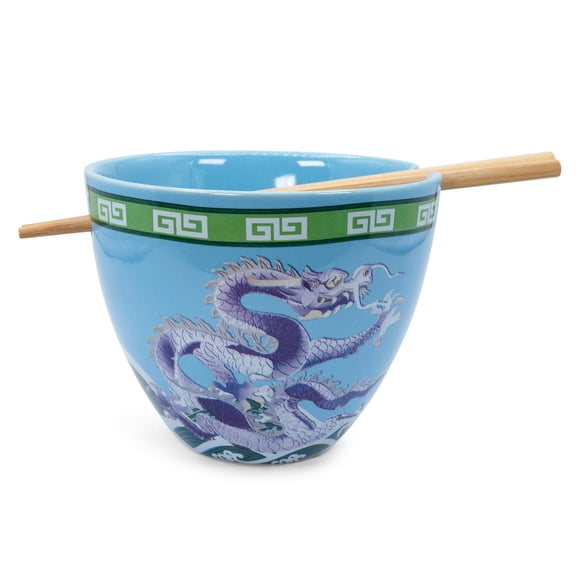 Set de vajilla Vaszu Bowl Bop Blue Dragons Ramen 480 ml