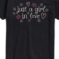 thumbnail image 3 of Instant Message - Just a Girl in Love Short Sleeve Graphic T-Shirt, 3 of 6