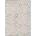 thumbnail image 2 of Addison Rugs Chantille Indoor/Outdoor Transitional Circles Pink Washable Rectangle Rug, 8' x 10', 2 of 6