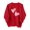 A-Red Sweatshirts for Women, variant on Qzwdhjm Crew Neck Sweatshirts Women Long Sleeve Pullovers Loose Basic Tops White M