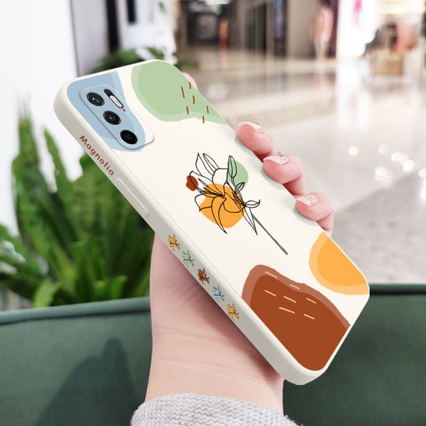 Art Orchids Funda Para Teléfono Xiaomi Redmi Note 10S 10 Pro Max 10T 4G 5G A1 Plus Silicona Líquida Todo Alrededor De Protección