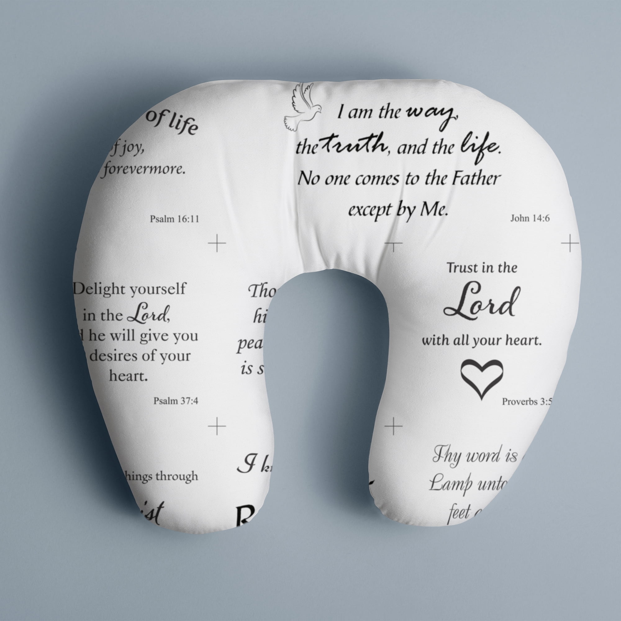 (2 pack) 1 Yard 100% Cotton Religious Text, White, 44" Wide for Quilting & Sewing by David Textiles