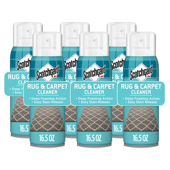 Scotchgard Rug & Carpet Cleaner: 16.5 Ounces (Clear) [6-pack]