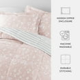 thumbnail image 6 of All Season Ultra Soft Comforter Set Lightweight Bedding in Pressed Flowers for Twin/Twin XL Size by Comfort Canopy, 6 of 14