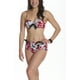 Sun and Sea Haut de Bikini pour Femme Flower Rouge Floral - 18W – image 1 sur 2