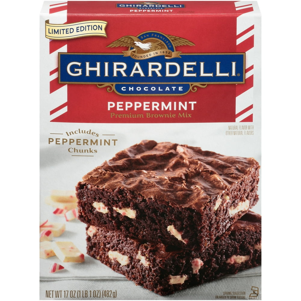 Ghirardelli® Chocolate Peppermint Premium Brownie Mix 17 oz. Box