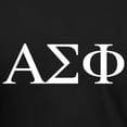 thumbnail image 3 of CafePress - Alpha Sigma Phi Greek Letters White T Shirt - Mens Tri-blend T-Shirt, 3 of 4