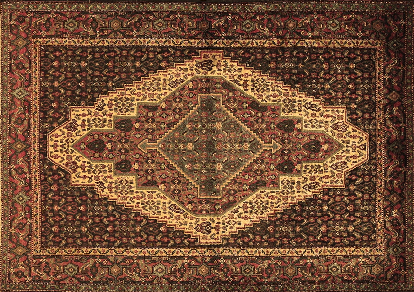 Ahgly Company Indoor Rectangle Persian Brown Traditional Area Rugs, 8 ...