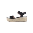 thumbnail image 3 of 27 EDIT Womens Jovana Black Espadrille Heels Black, 3 of 4