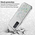 thumbnail image 4 of Compatible with Xiaomi Redmi Note 11 Pro Case Glitter Clear Sparkly Cases Shockproof Xiaomi Redmi Note 11 Pro Phone Case for Women Silicone Cute Slim Bling Protective Case (Redmi Note 11 Pro, Clear), 4 of 12