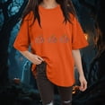 thumbnail image 2 of Godom Halloween Shirts for Women Halloween Ghost T-Shirts Pumpkin Graphic Shirt Short Sleeve Tops, 2 of 6