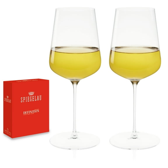 Spiegelau Definition Universal Glasses, Crystal Wine Glasses Gift Set, 19oz