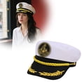 thumbnail image 1 of Stylish Sailor Hat for Nautical Themed and Party Events, 1 of 3
