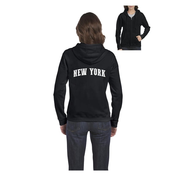 Women's Sweatshirt Full-Zip Pullover - New York City