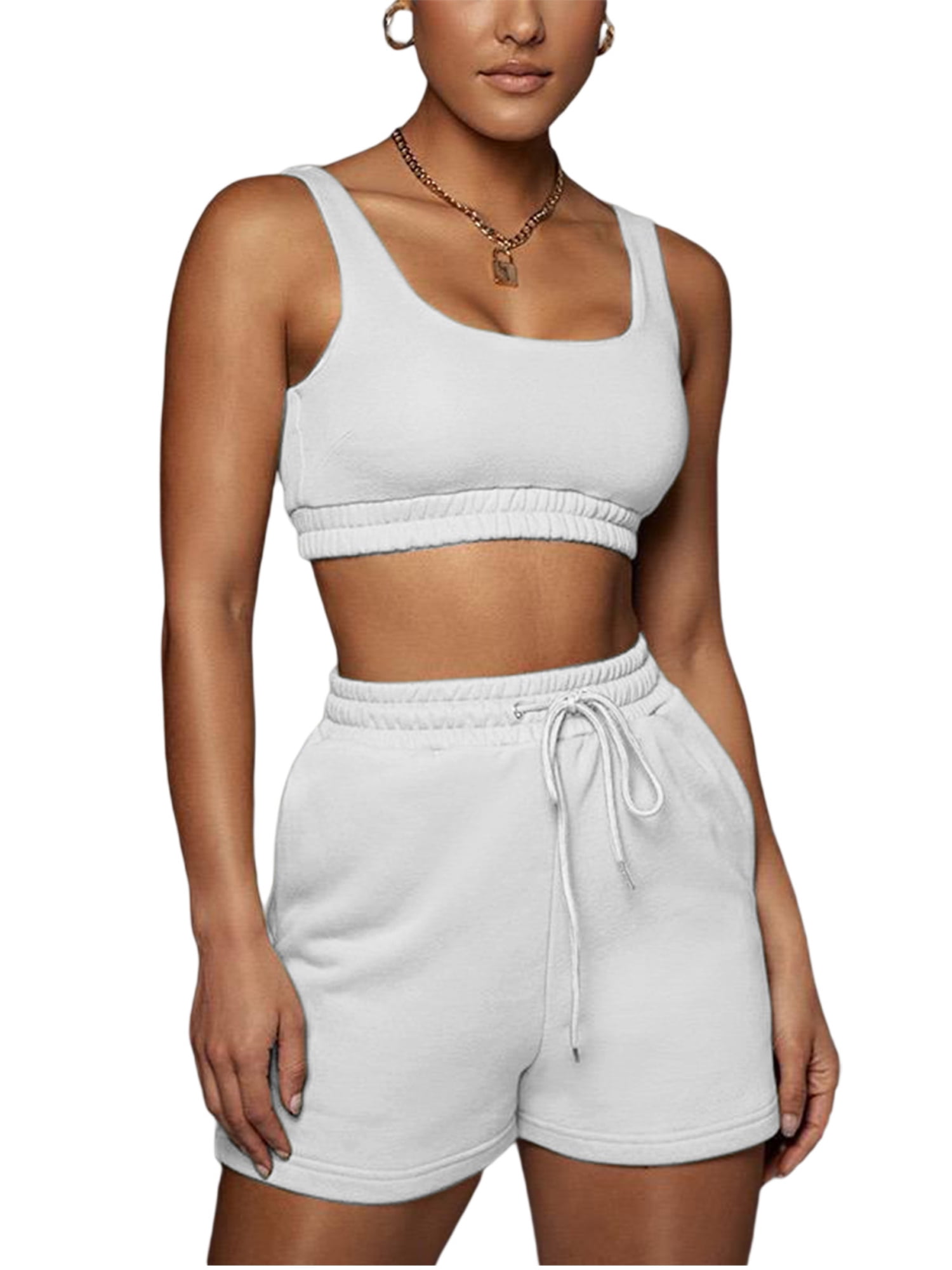Listenwind Women Vest Tank Crop Tops 