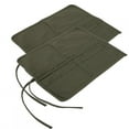 2024 2Pcs Canvas Paint Brush Holder Gouache Oil Pen Storage Bag Roll