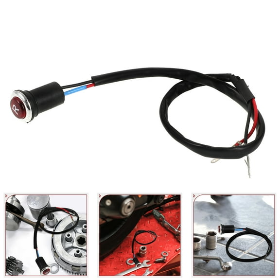 IFANLANDOR 1Pack Gear Light Indicator Black Plastic for Motorcycle Accessories and ATV Use by Riders