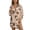 Brown Camo, variant on Women Swimsuit Cover Up Button Down Blouse Hippy Flowers Print Tops Long Sleeve Shirt Dress Loose Fit Beach Cover Ups Bikini Bathing Suit Coverup Vacation Outfit