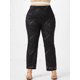 thumbnail image 2 of Pantalones Talla Extra Encaje Cintura Alta Rosegal  Pantalones de talla grande, 2 of 5
