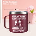 thumbnail image 3 of Taza de café Likeny Mothers Day Mom, 400 ml, acero inoxidable, 3 of 7