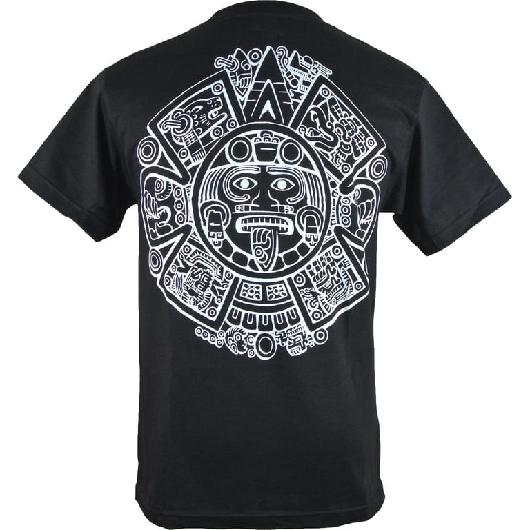 ShirtBANC Mayan Calendar Shirt Maya Nation Aztec Calendar Tee Mexico Pride  Shirt - Walmart.com
