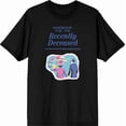 thumbnail image 4 of Beetlejuice Handbook For The Recently Deceased Men's Black Crew Neck Short Sleeve Tee-Large, 4 of 6