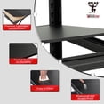 thumbnail image 2 of Shuntong 48" W x 18" D x 72" H Garage Shelving Heavy Duty Loads 3500 Lbs, 5 Tier Adjustable Storage Shelves Metal Shelving, Standing Utility Shelf Racks for Pantry Warehouse Kitchen, 2 of 7