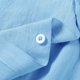 thumbnail image 4 of Camisas De Sport Para Hombre Camisa de lino de algodón con botones de manga corta sólida para hombre (Blue, M), 4 of 7