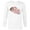 White, variant on Disney Princess Moana and Ariel Shell Phones - Long Sleeve T-Shirt for Men - Customized-White