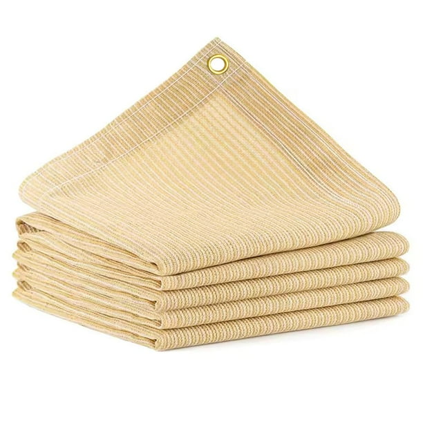 Tela Shade Cloth Vocray de 3 x 9 m, 90% UV, color beige