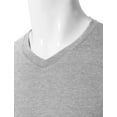 thumbnail image 4 of H2H Mens Casual Slim Fit Long Sleeve V-neck T-Shirts Of Various Colors GRAY US 3XL/Asia 4XL (KMTTL0374), 4 of 6