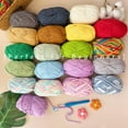 thumbnail image 4 of Thick Yarn for Crochet Cotton Yarn for 4 x 100g for Beginners Crochet Wool Knitting Yarn, 4 of 5