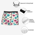 thumbnail image 3 of Yiaed heart Skull cute Print Men's Soft Cotton Boxer Shorts Breathable Boxers Underwear Moisture-Wicking Underwear Stretch Boxer Briefs for Man-Large, 3 of 5