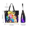 thumbnail image 6 of Adventure Time Reusable Grocery Bags Shoulder Bag Large Capacity Shopping Bag Cute Tote Bags, 6 of 9