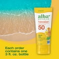 thumbnail image 5 of Alba Botanica Hawaiian Sunscreen Lotion SPF 50, Island Vibe, 3 fl oz, 5 of 11