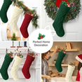 thumbnail image 4 of Paquete de de Navidad, calcetines de punto de cable , regalos y decoración para decoración de fiesta de Navidad, 4 of 5