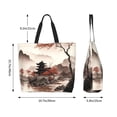 thumbnail image 5 of ZICANCN Fantasy People Mysticism Tote Bag, Grocery Bags Reusable Shopping Bags with Handles Durable Foldable Washable for Women Men, 5 of 8