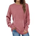 thumbnail image 3 of Vedolay Womens Sweatshirt Women Half Zip Cropped Hoodies Pullover Sweatshirts Winter Clothes,Red XXL, 3 of 5