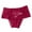 Wine, variant on jobturf High Cut Underwear for Women Lace Bikini Stretch Low Rised Hipsters Breathable Hollow Out Ladies Cheeky Panties
