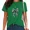 A-Green, variant on Womens American Flag Patriotic Coquette Bow Shirt 4th of July USA Graphic Top Black, 3XL