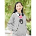 thumbnail image 2 of Hello Bear Hoodie Juniors -Image by Shutterstock,  x-Large, 2 of 4