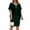 Green, variant on Women's Clothes Summer Plus Sized V-Neck Overlay Asymmetric Buttock Loose Dress Chiffon Sequins Dress Elegant Dresses For Women Date Night Casual Style Dress Green 4XL
