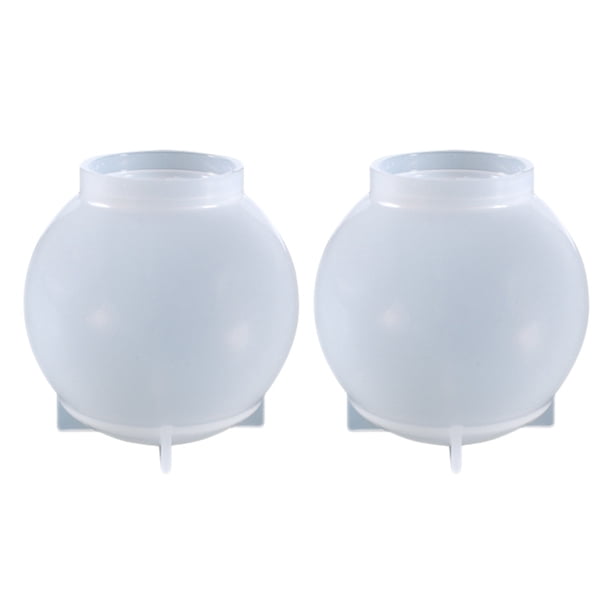 Molde de bola de cristal de 2 piezas Molde de bola de cristal de silicona DIY Moldes de bola de cristal DIY