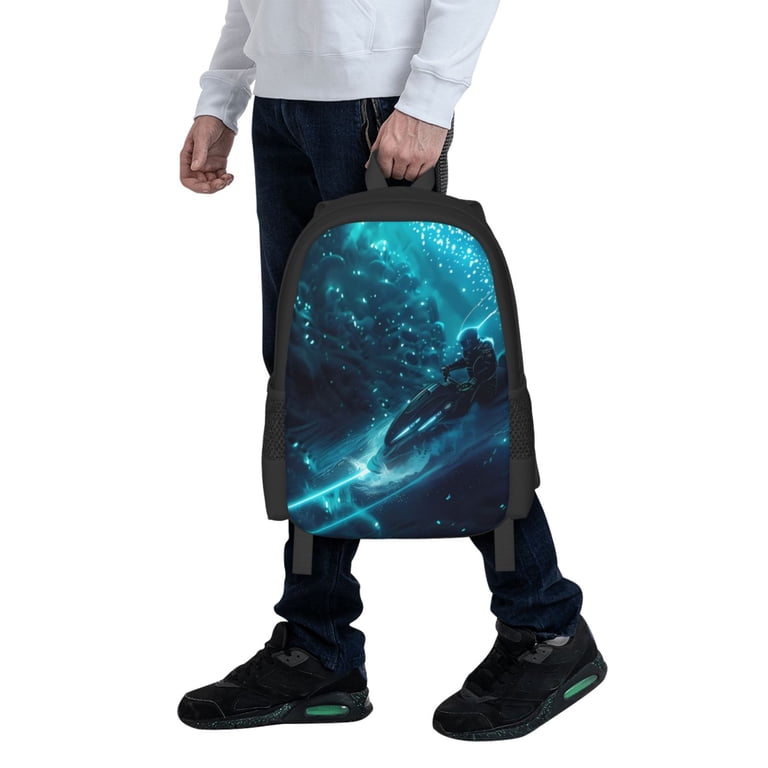 Ratiio Futuristic Jet Ski Adventure Backpack for Men and Women - Durable 600D Oxford Cloth -Large Capacity, Water-Resistant School, Travel, and Hiking ... Ratiio Futuristic Jet Ski Adventure Backpack for Men and Women - Durable 600D Oxford Cloth -Large Capacity, Water-Resistant School, Travel, and Hiking ...