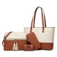 thumbnail image 1 of Set de bolsos YTL de piel sintética a la moda para mujer, 4 piezas, 1 of 6