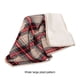 thumbnail image 4 of Cateissary Manta Sherpa y cómoda para experiencia, manta para sofá, cama, silla, oficina, sofá, Camping Juegos de cama caqui, 4 of 6