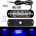 thumbnail image 3 of DC 12V-24V Blue 4LED Car Truck Beacon Hazard Flashing Strobe Light Lamp, 3 of 5